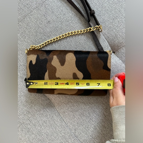 Michael Kors Camouflage Crossbody Bag with Gold Chain Calf Hair - Picture 10 of 14